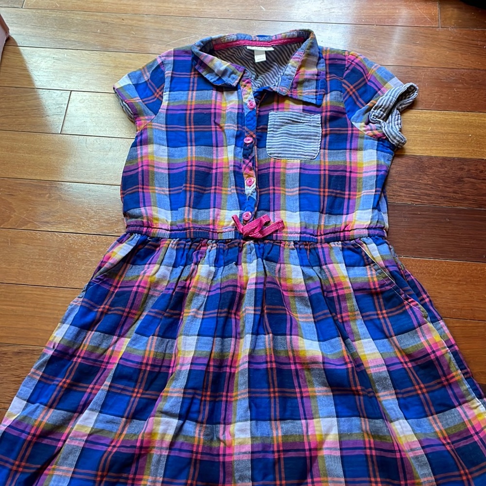 Cat & Jack plaid dress Girls size XL (14/16)